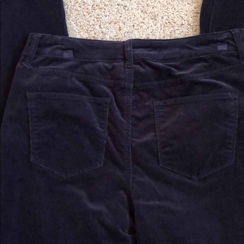 Women’s navy blue corduroy jeans - Picture 2 of 4
